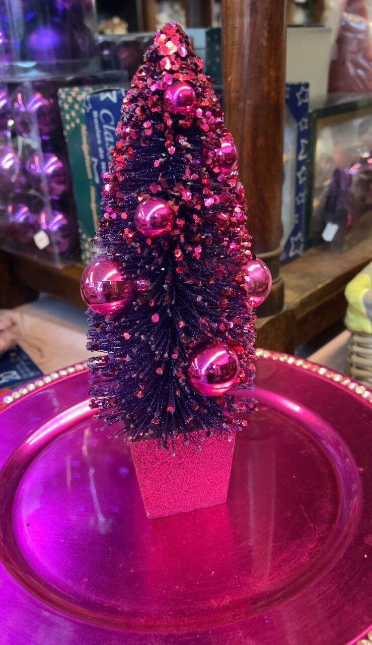 Roze kerstboom